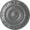 Ekena Millwork Biddix Ceiling Medallion (Fits Canopies up to 7 1/2"), Hand-Painted Platinum, 20 7/8"OD x 1 1/4"P CM20BXPLS - alternate 1